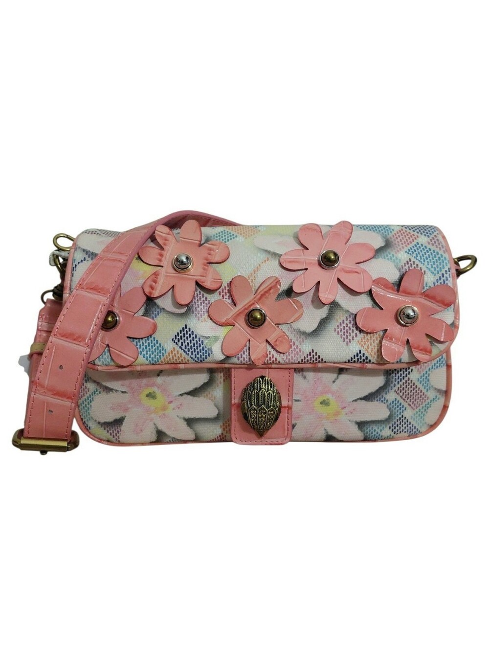 Kurt Geiger Camden Flap Flower Shoulder Bag